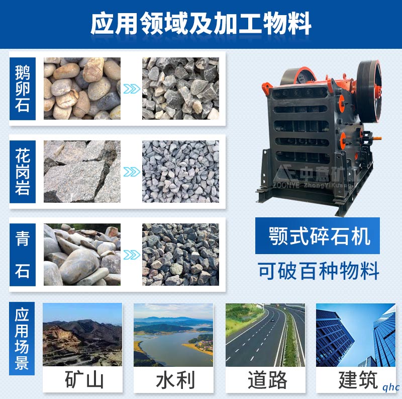 中意破碎機生產(chǎn)成品料粒型優(yōu)、針片狀含量少