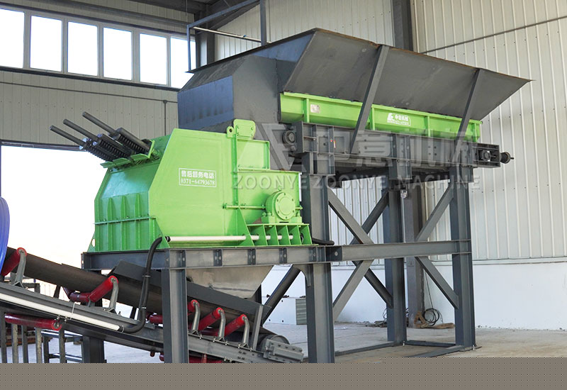 Impact crusher + chain plate conveyor